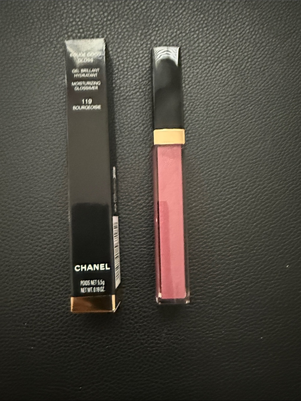 CHANEL Lip Gloss - Dusty Rose Pink Shine - Picture 2 of 4